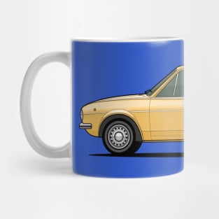 Alfasud side profile drawing - Yellow Mug